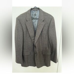 Hockey Freeman Canterbury Sz 40R Plaid 100% Lambswoil Sport coat Jacket Mint